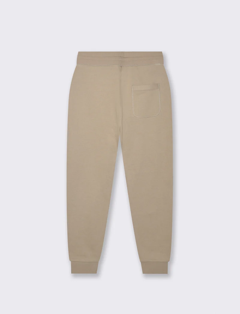 PANTALONI IN FELPA RELAXED FIT - Beige