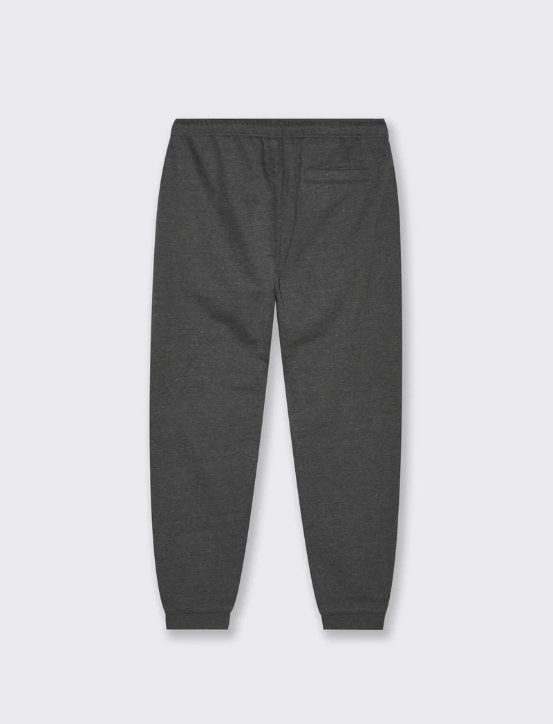 PANTALONI IN FELPA MELANGE - Nero