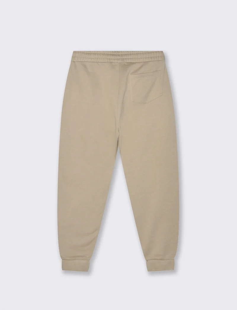 PANTALONI JOGGER IN FELPA BAGGY FIT - Beige