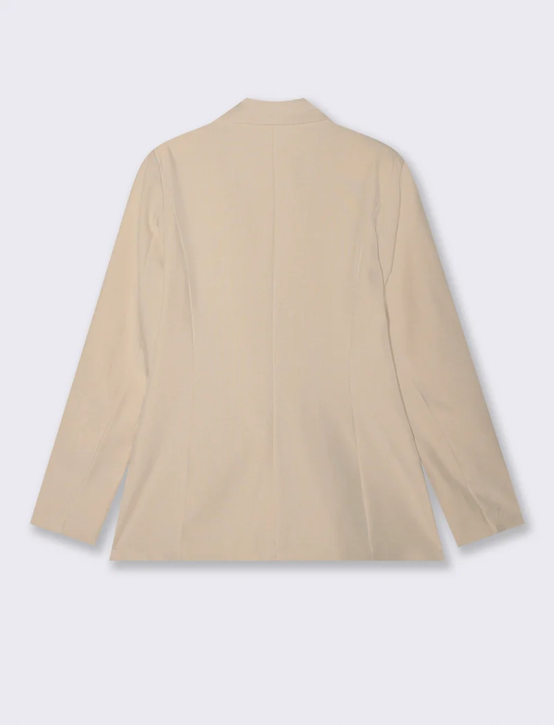 BLAZER MONOPETTO - Beige