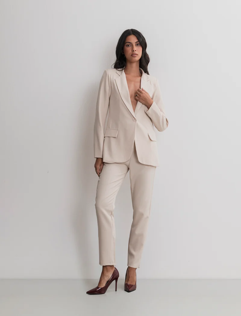 PANTALONE SLIM - Beige