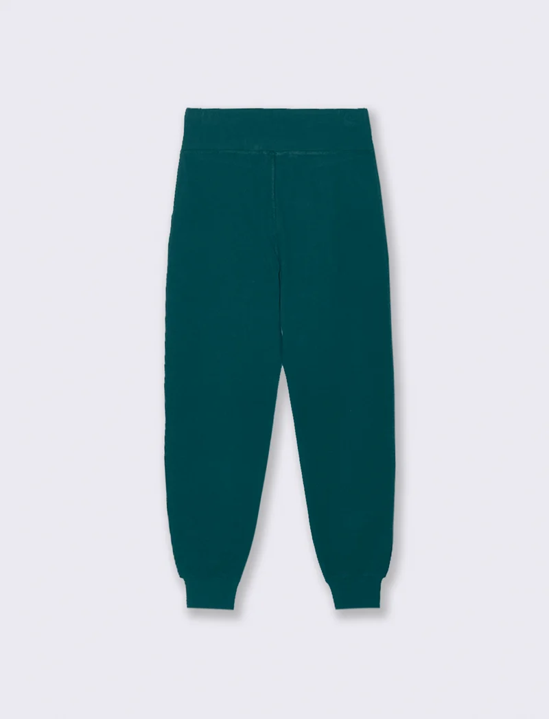 PANTALONE JOGGER CON FASCIA ALTA IN VITA - Ottanio