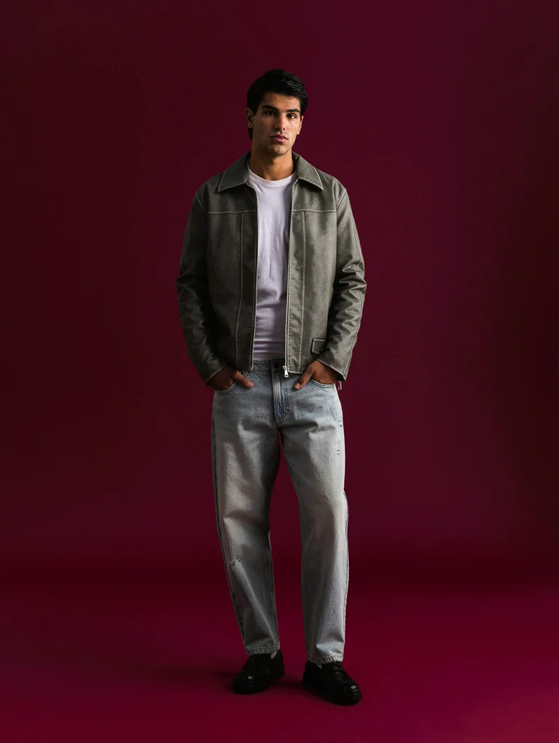 JEANS STRAIGHT FIT - Denim