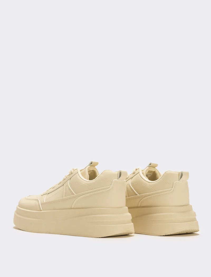 Sneakers minimal da bambino - Bianco