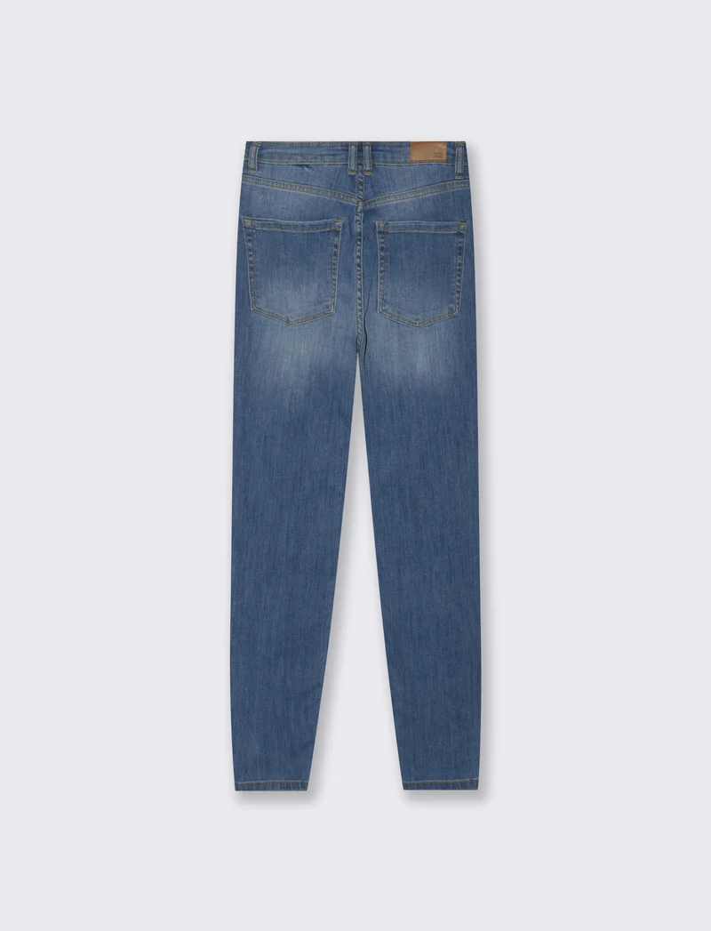 JEANS SKINNY SUPER HIGH WAIST - Denim