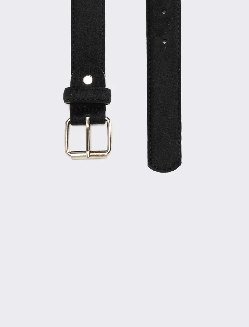 Cintura liscia h 2,5 cm 75-85 - Nero