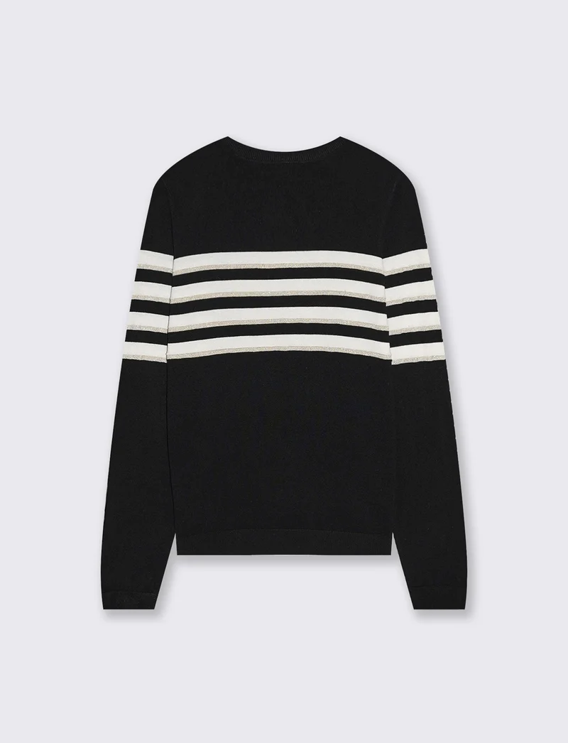 PULLOVER CON FANTASIA A STRISCE - var 1