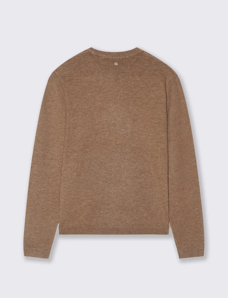 PULLOVER BASICO - Cammello