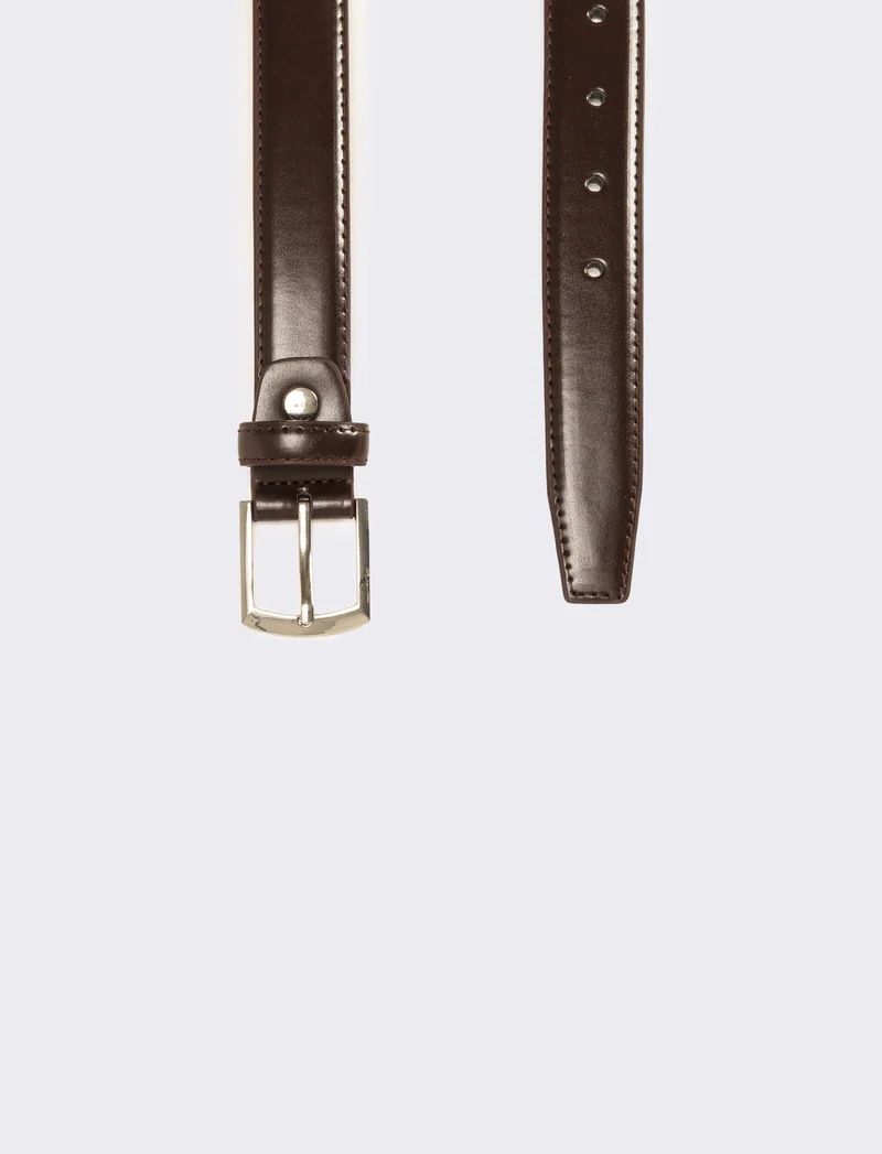 Cintura uomo classica bombata h 3 cm - Moro