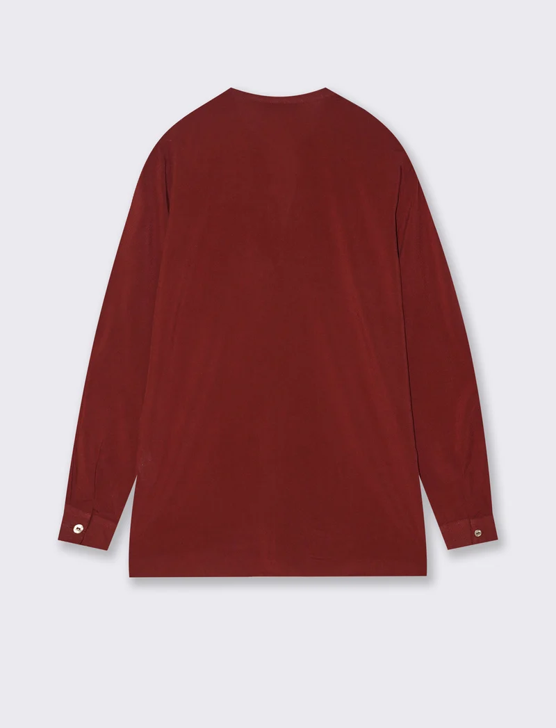 CAMICIA CON TASCHE - Marrone bruciato