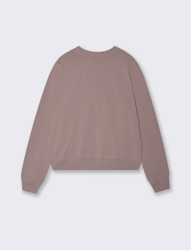 T-SHIRT MANICA LUNGA - Viola glicine