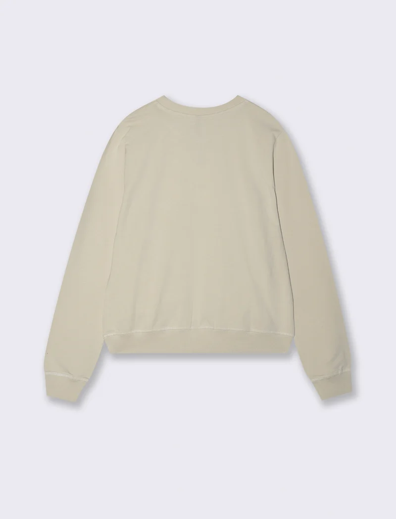 T-SHIRT MANICA LUNGA - Bianco gesso