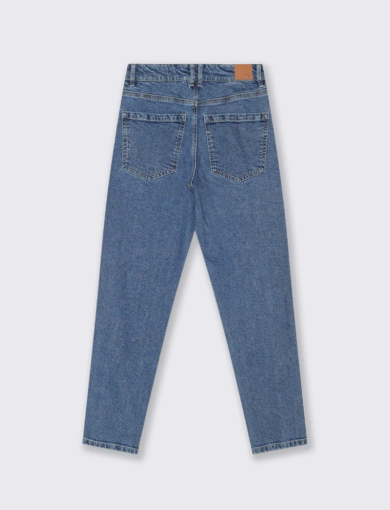 JEANS MOM FIT SLIM - DENIM SCURO