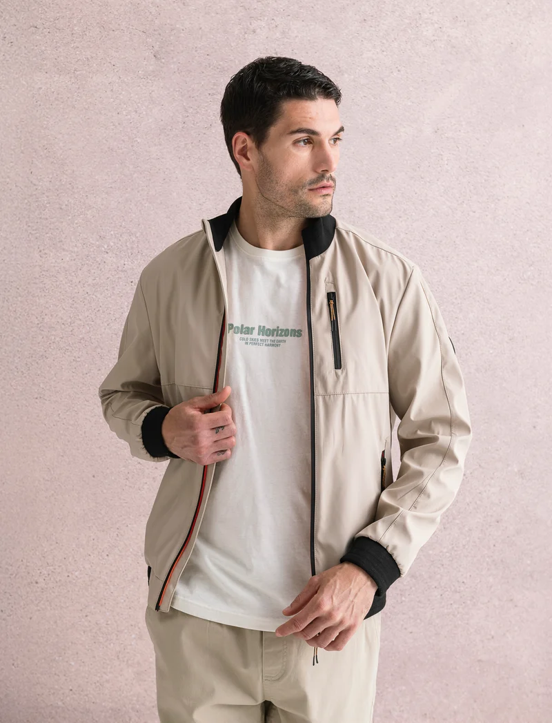 GIUBBOTTO ANTIVENTO - Beige