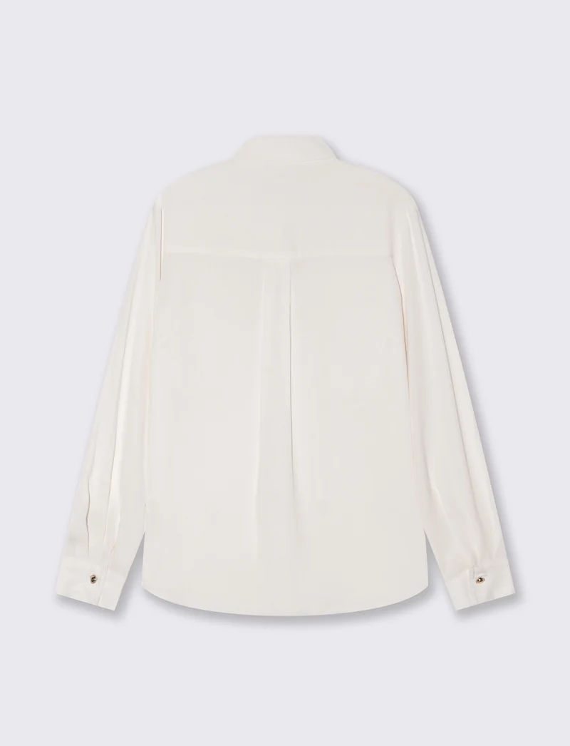 CAMICIA MANICA LUNGA - Avorio