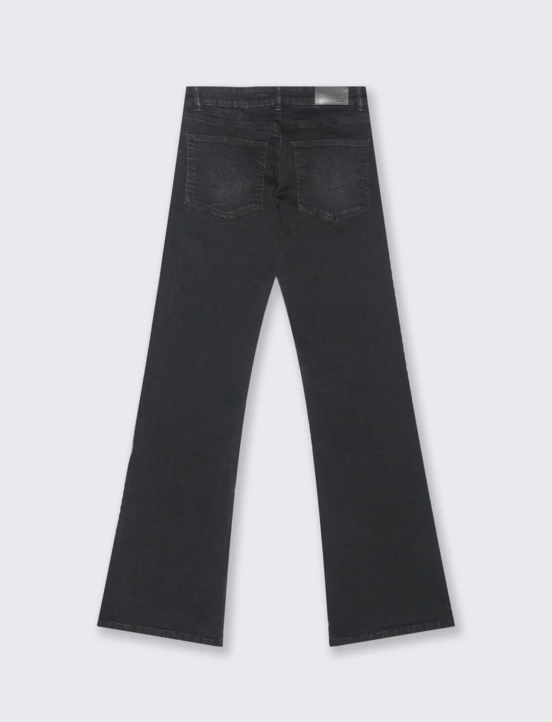 JEANS FLARE - Nero