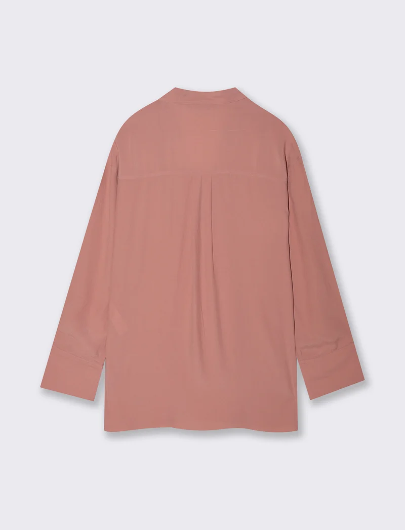 CASACCA CON SCOLLO SERAFINO - Rosa polvere