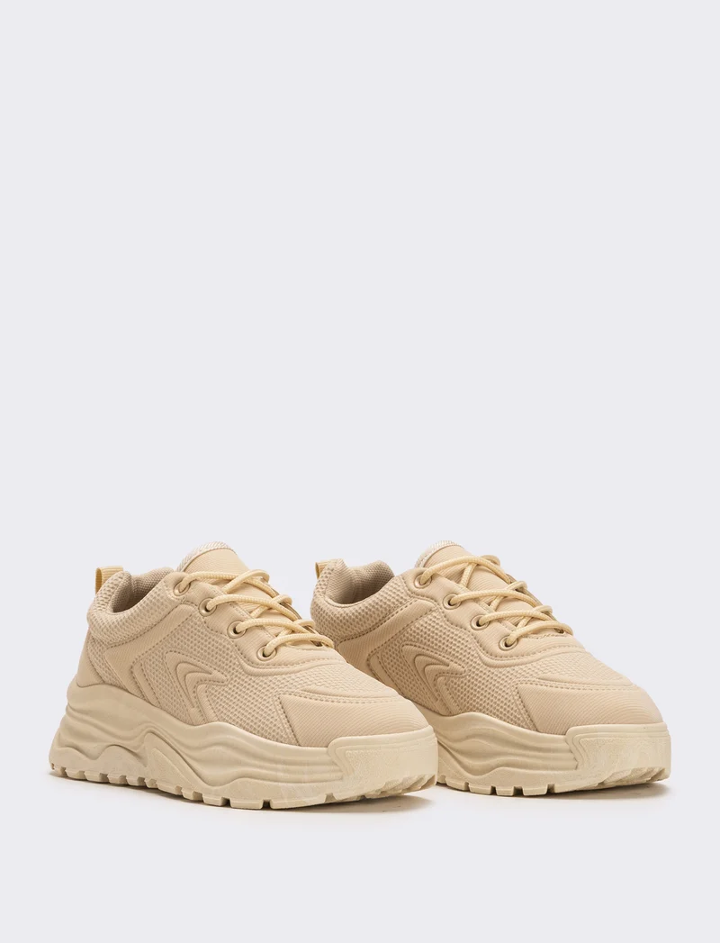 Sneakers da bambina - Beige