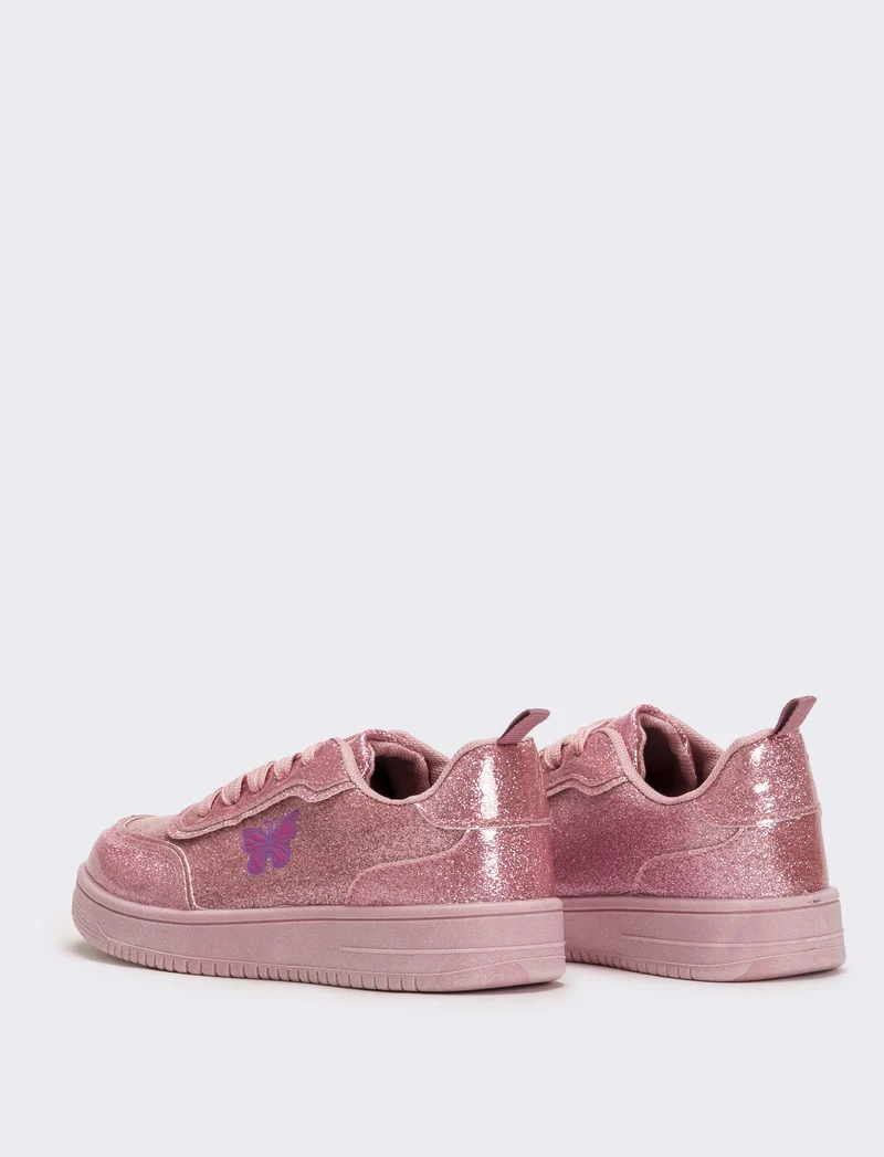 Sneakers da bambina butterfly - Rosa