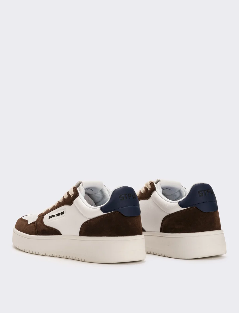 Scarpa bicolor da uomo - Marrone