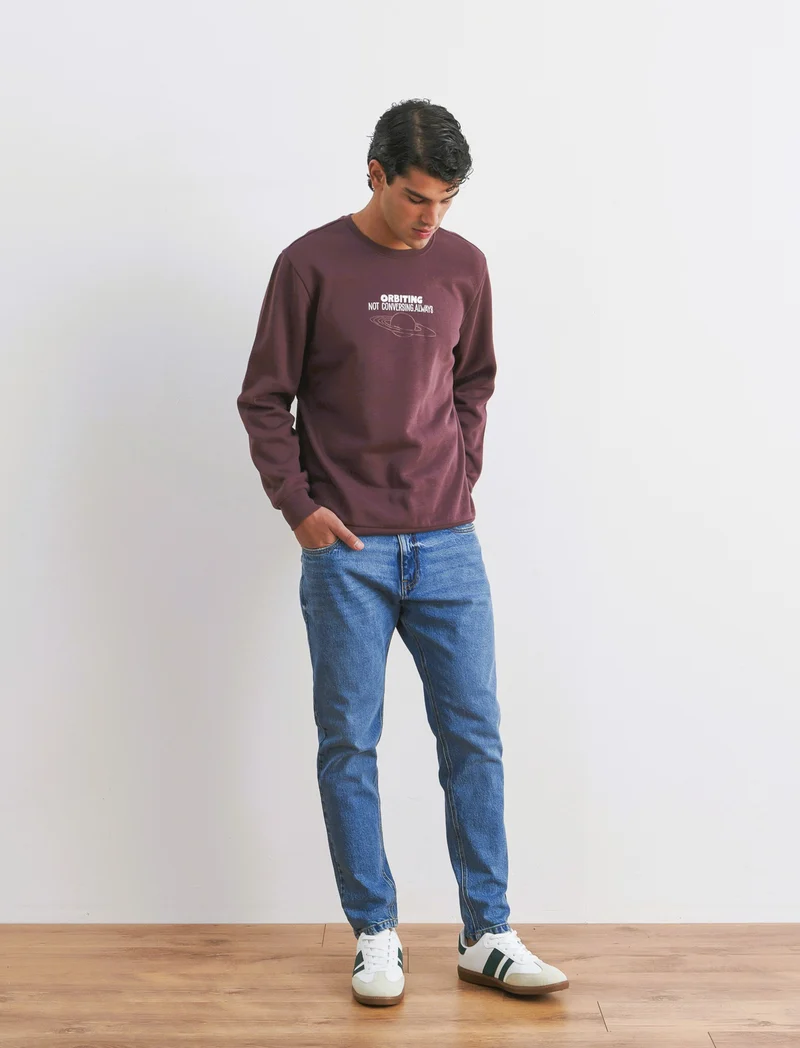 JEANS SLIM TAPERED FIT - Denim