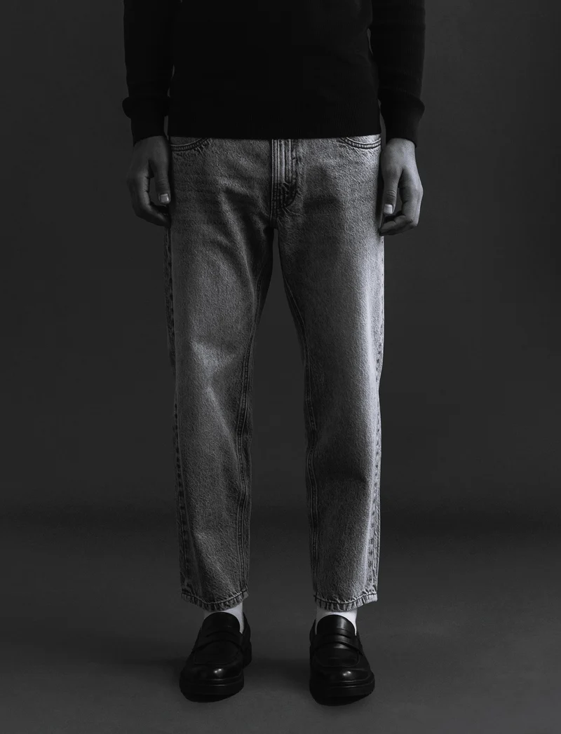 JEANS STRAIGHT FIT - Denim