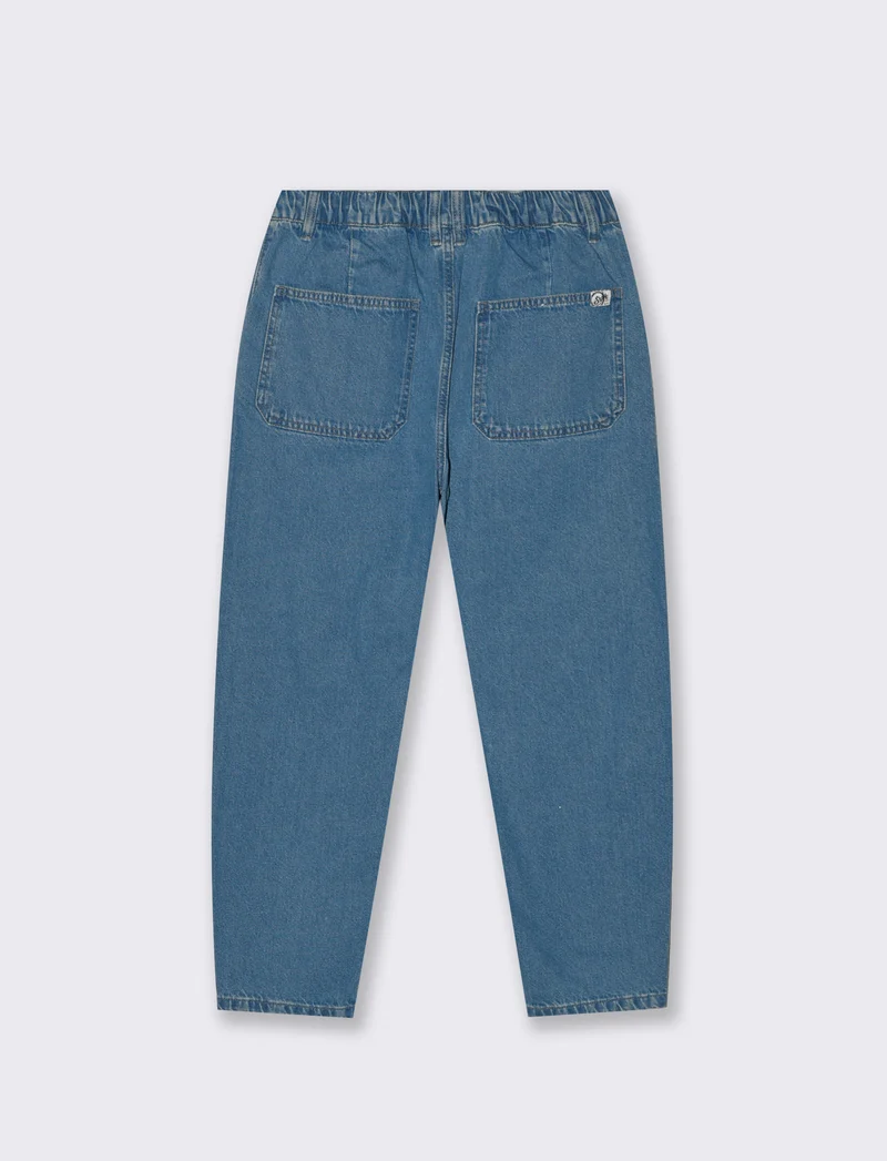 JEANS SLOUCHY FIT BLU MEDIO - Denim