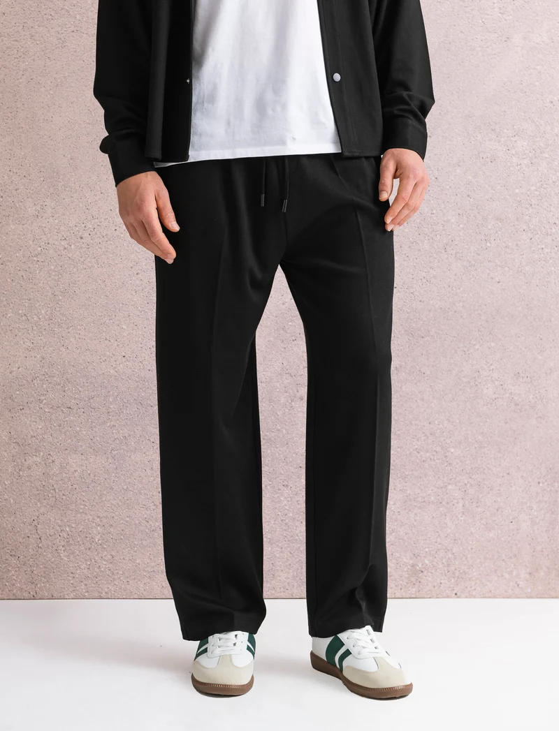 PANTALONI JOGGER DA COMPLETO IN TESSUTO JOGGER - Nero