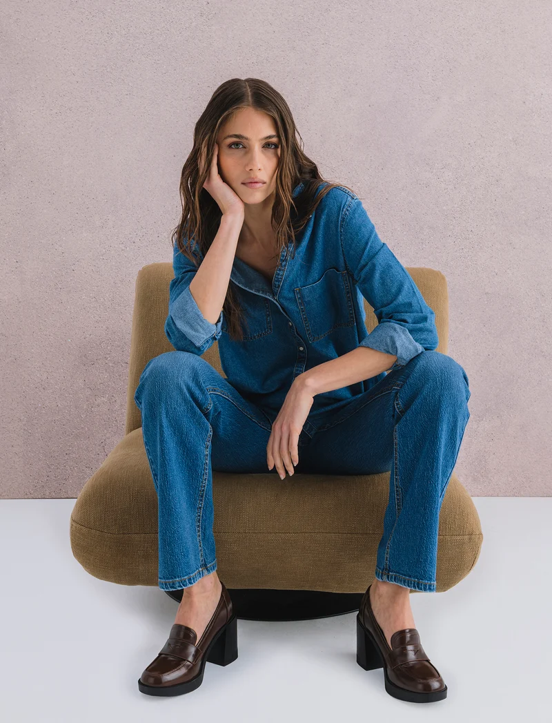 JEANS STRAIGHT - Denim
