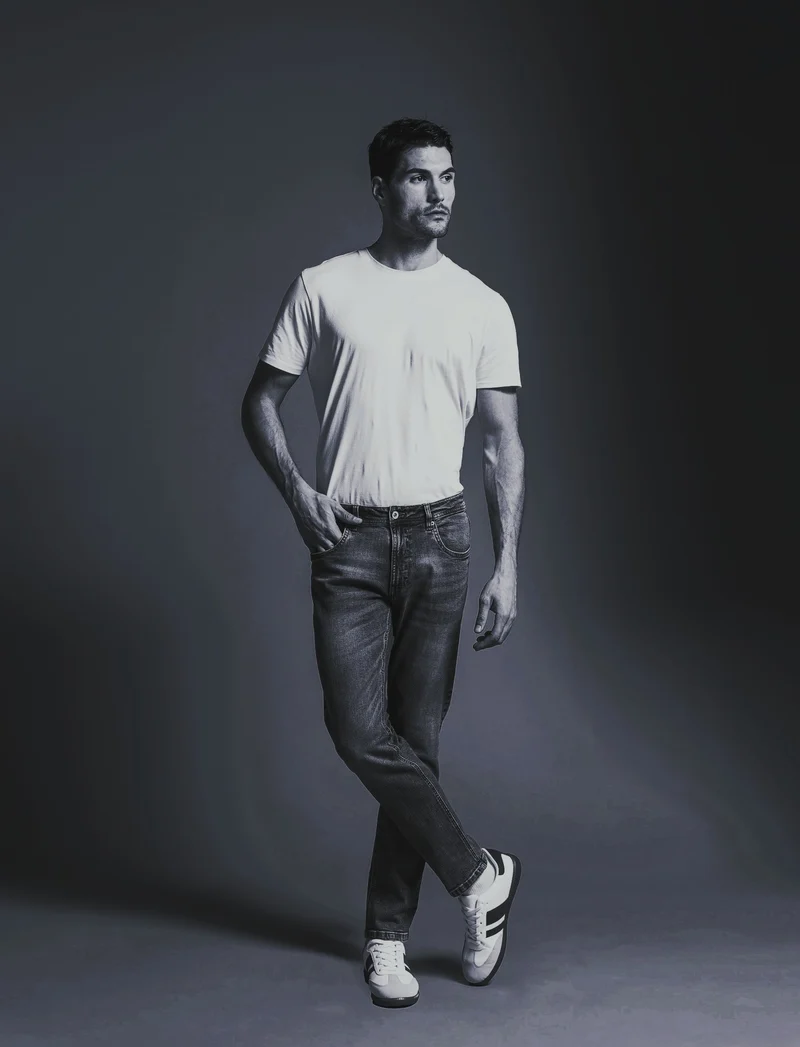 JEANS SLIM FIT - Denim chiaro