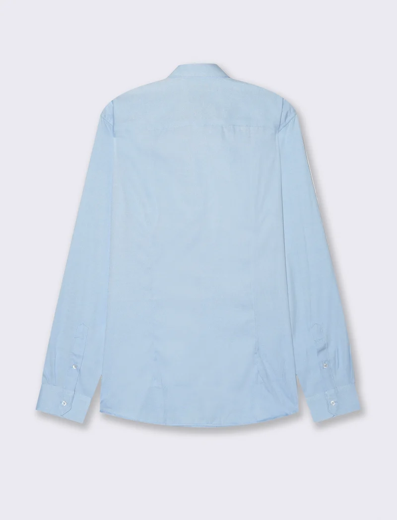 CAMICIA OXFORD REGULAR FIT - Celeste