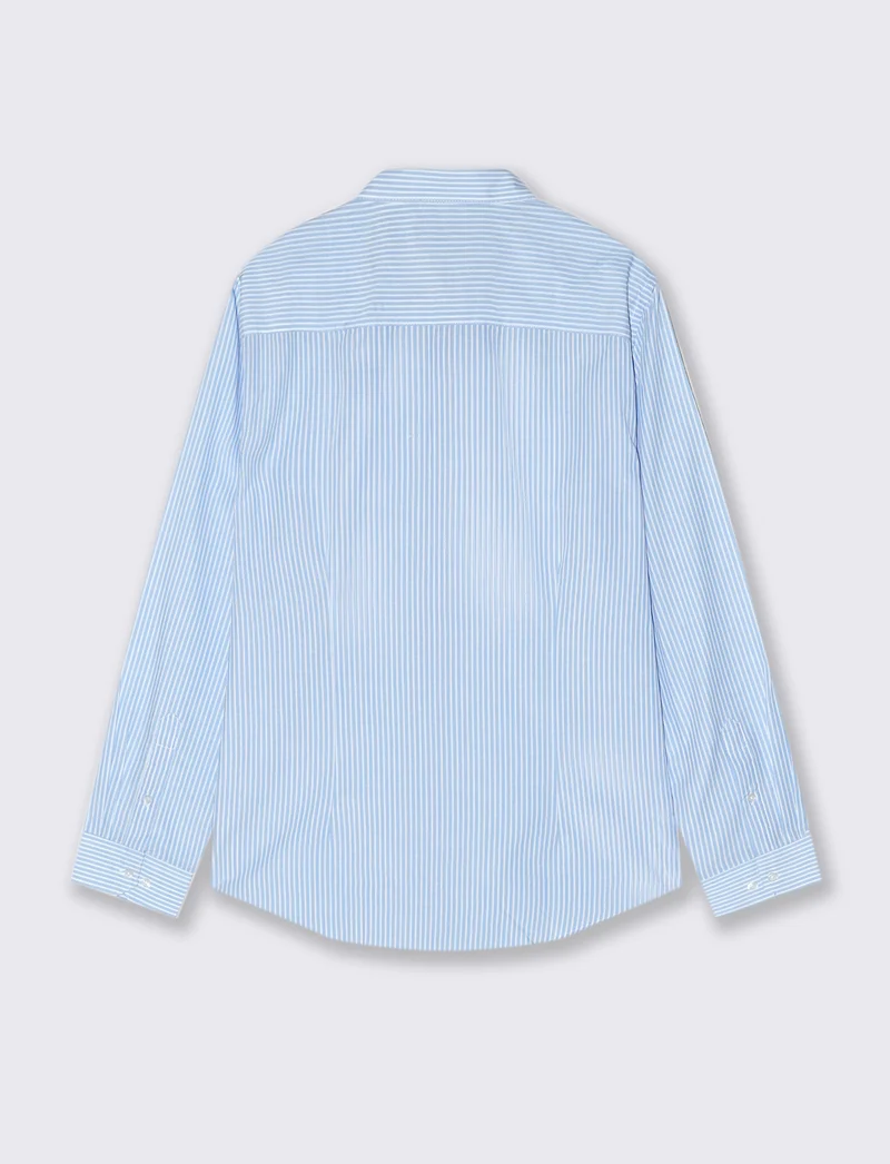 CAMICIA BASIC REGULAR FIT EASY IRON - Azzurro