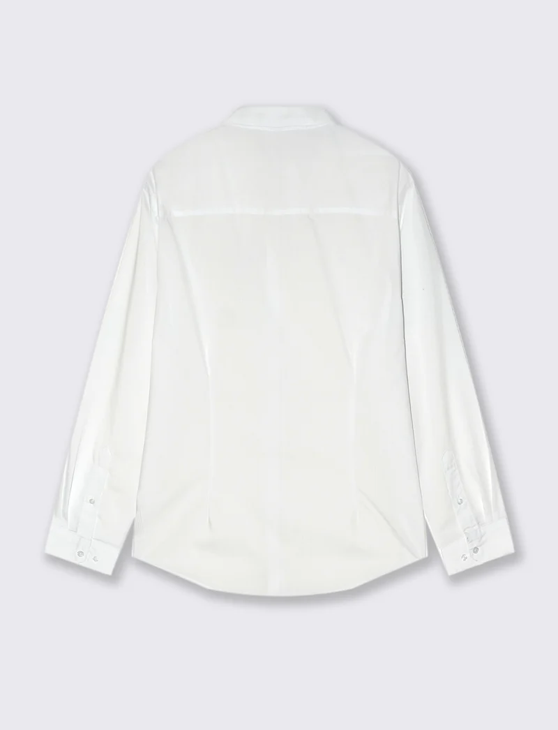 CAMICIA BASIC REGULAR FIT EASY IRON - Bianco