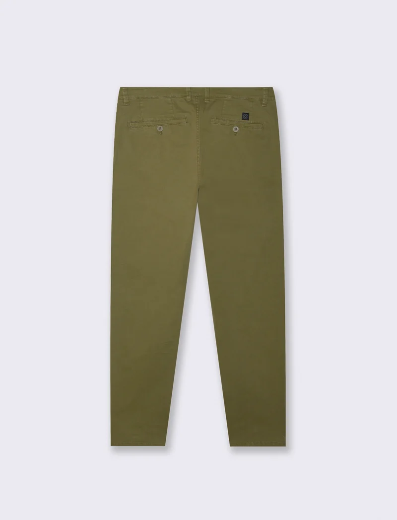 PANTALONI CHINO SLIM FIT - Verde oliva