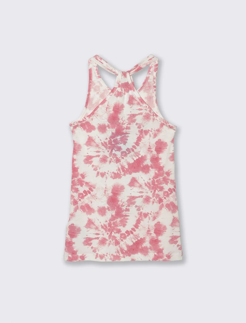 Vestito Disney con stampa Stitch & Angel da bambina - Rosa