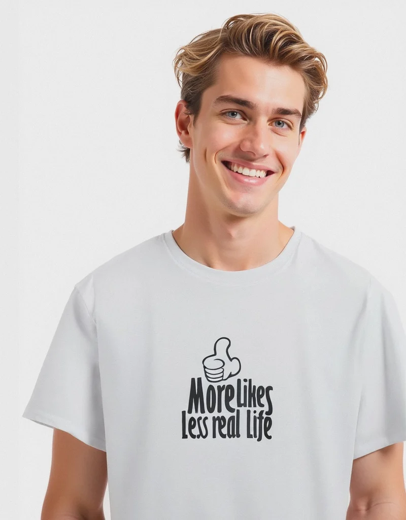 T-SHIRT CON STAMPA IN COTONE REGULAR FIT - Bianco