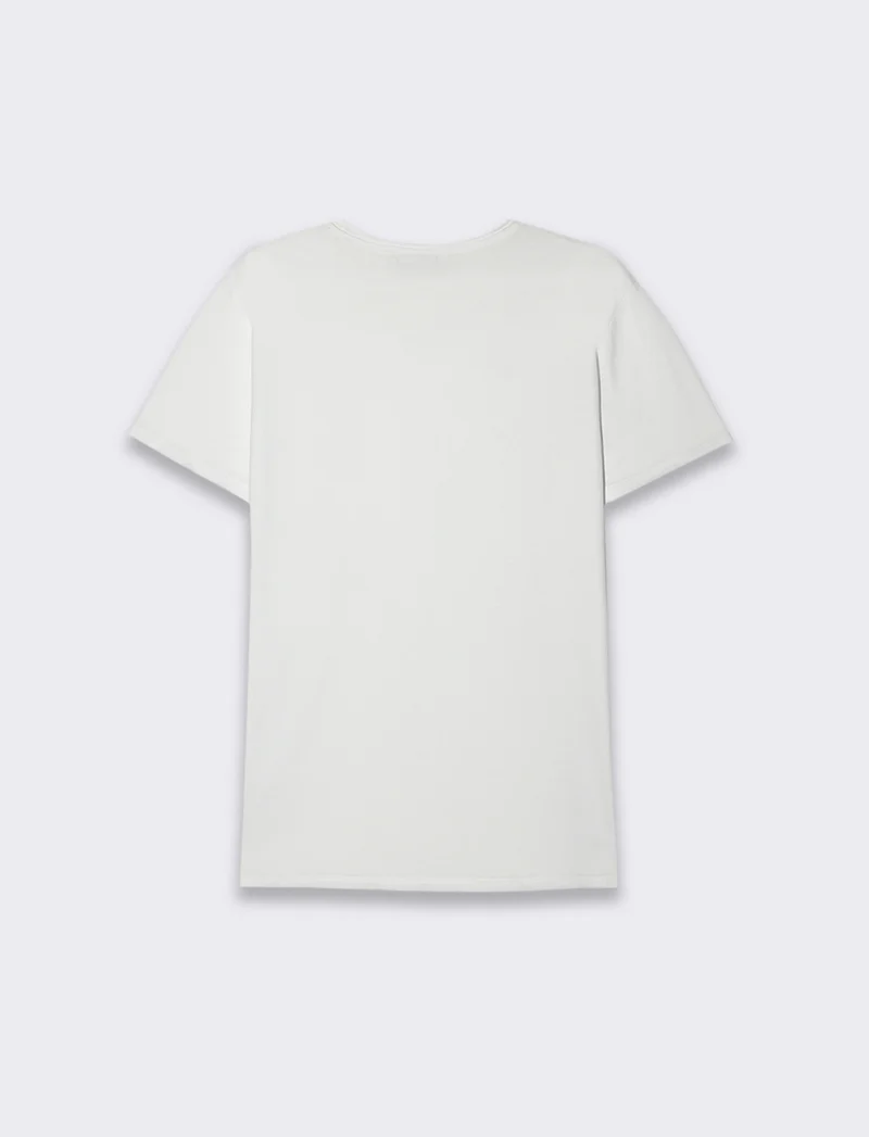 T-SHIRT ORLI TAGLIO VIVO REGULAR FIT - Bianco
