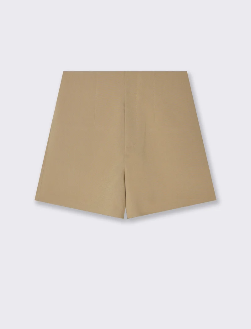 SHORT VITA ALTA - Beige fieno