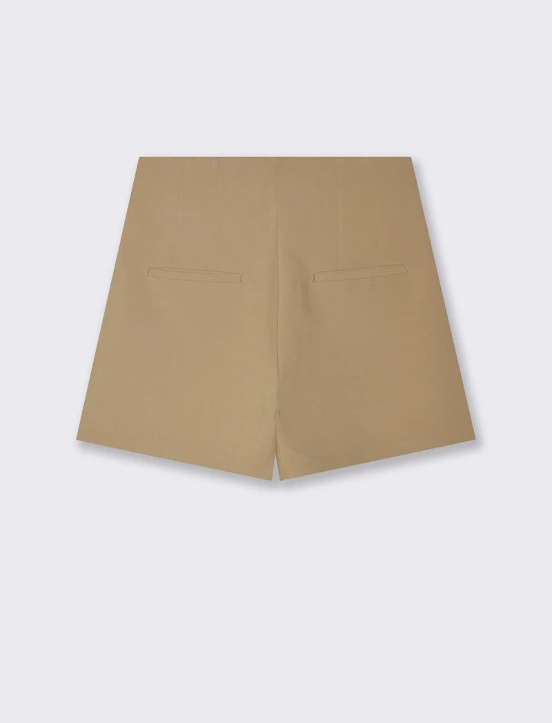 SHORT VITA ALTA - Beige fieno