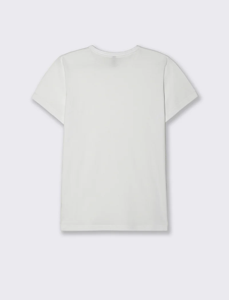T-SHIRT BASICA - Bianco