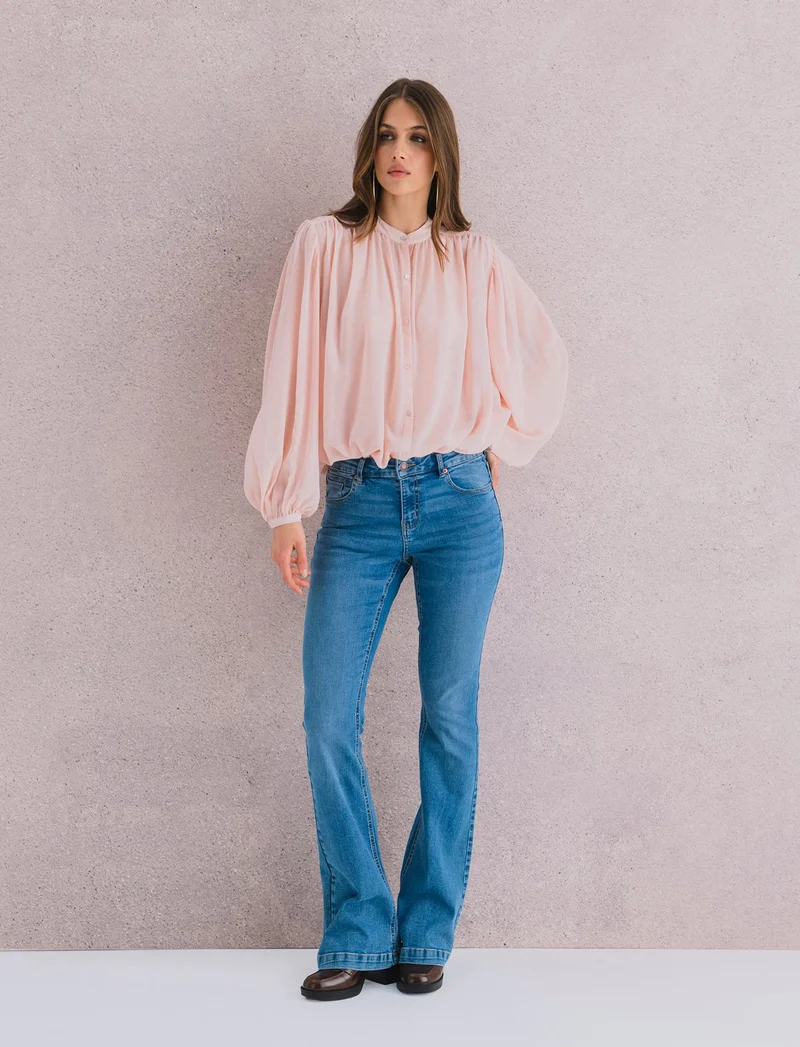 JEANS BOOTCUT REGULAR WAIST - Denim