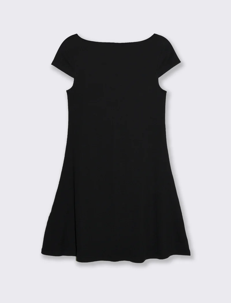 Vestito corto da donna - Nero