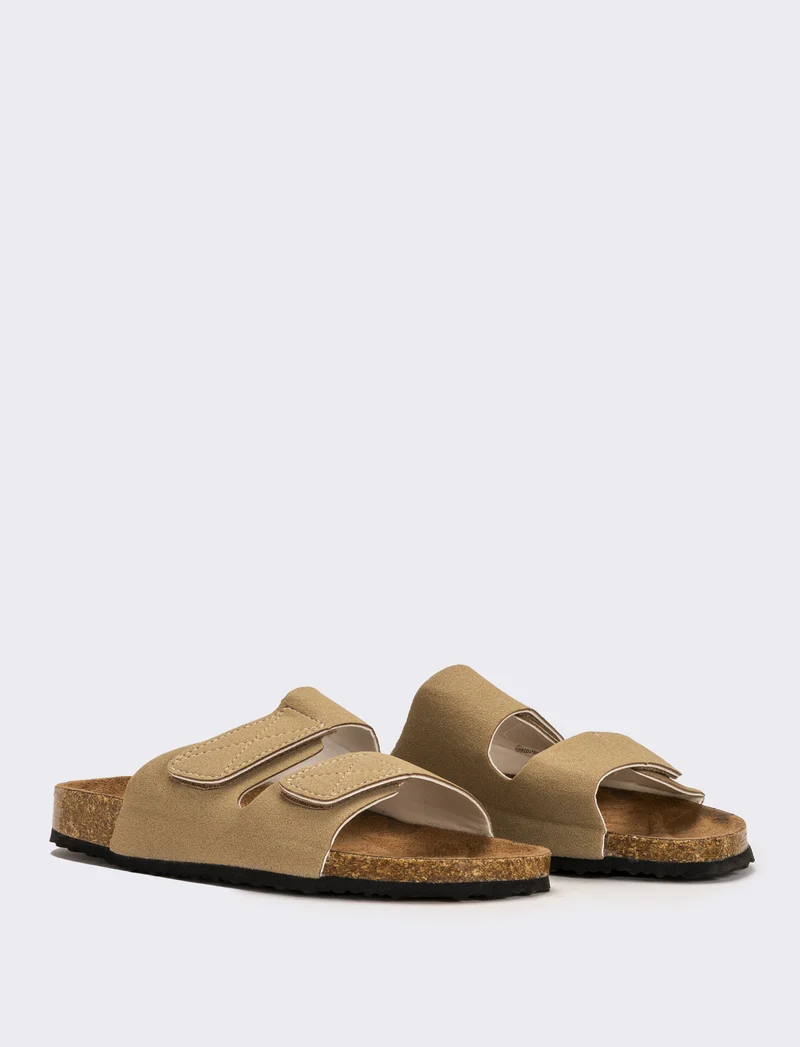 Sandalo trekking da uomo - Beige