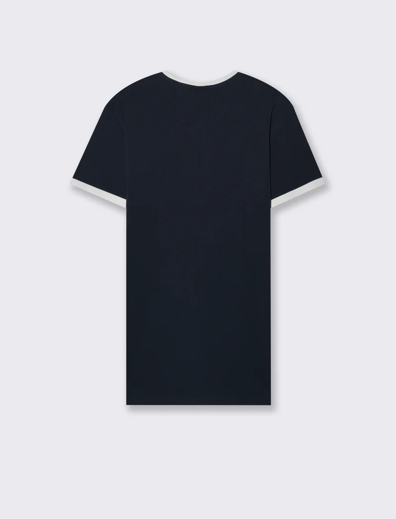 T-shirt elasticizzata con stampa sweet years da uomo - Blu