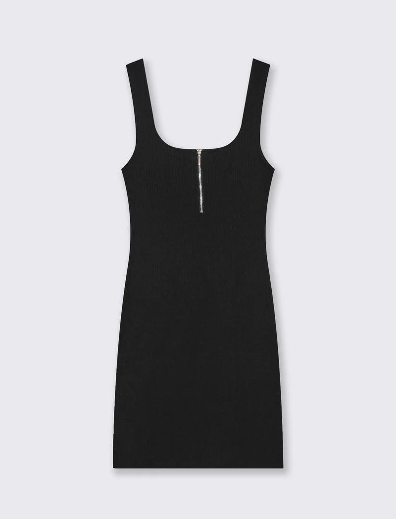Vestito corto da donna - Nero