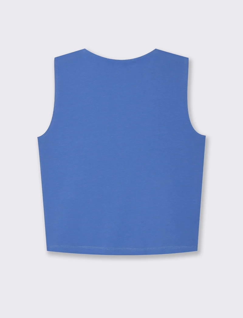 Top basico da donna - Bluette