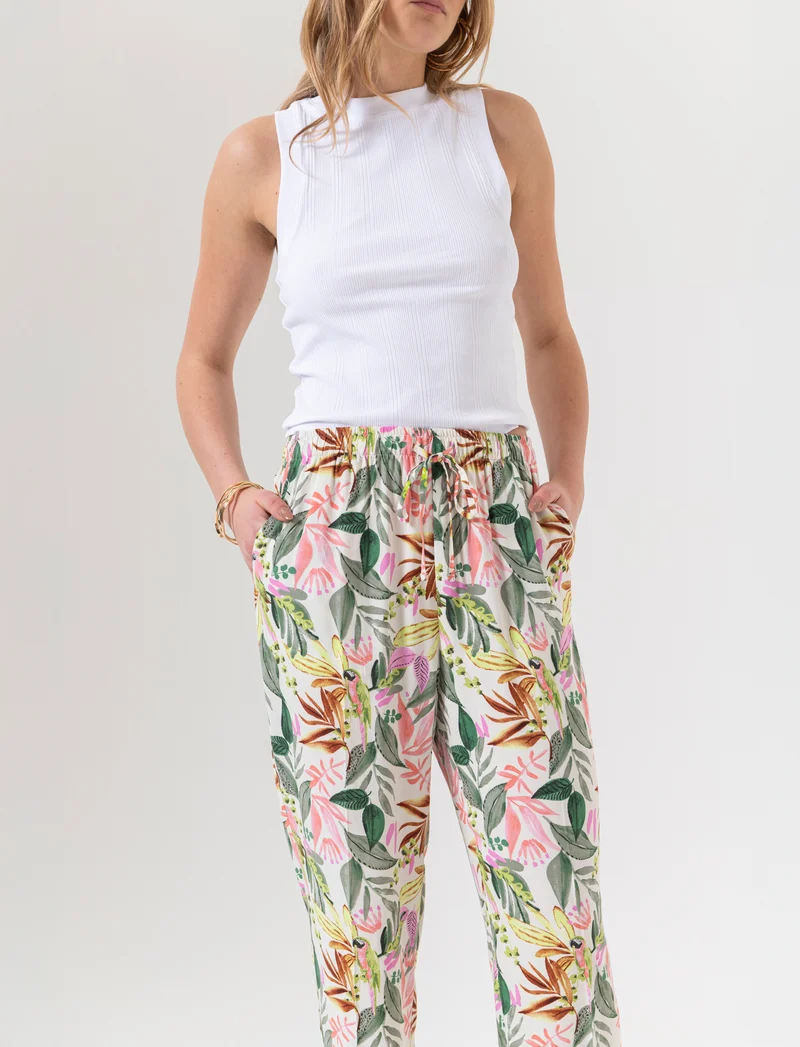 Pantalone stampato da donna - var 1