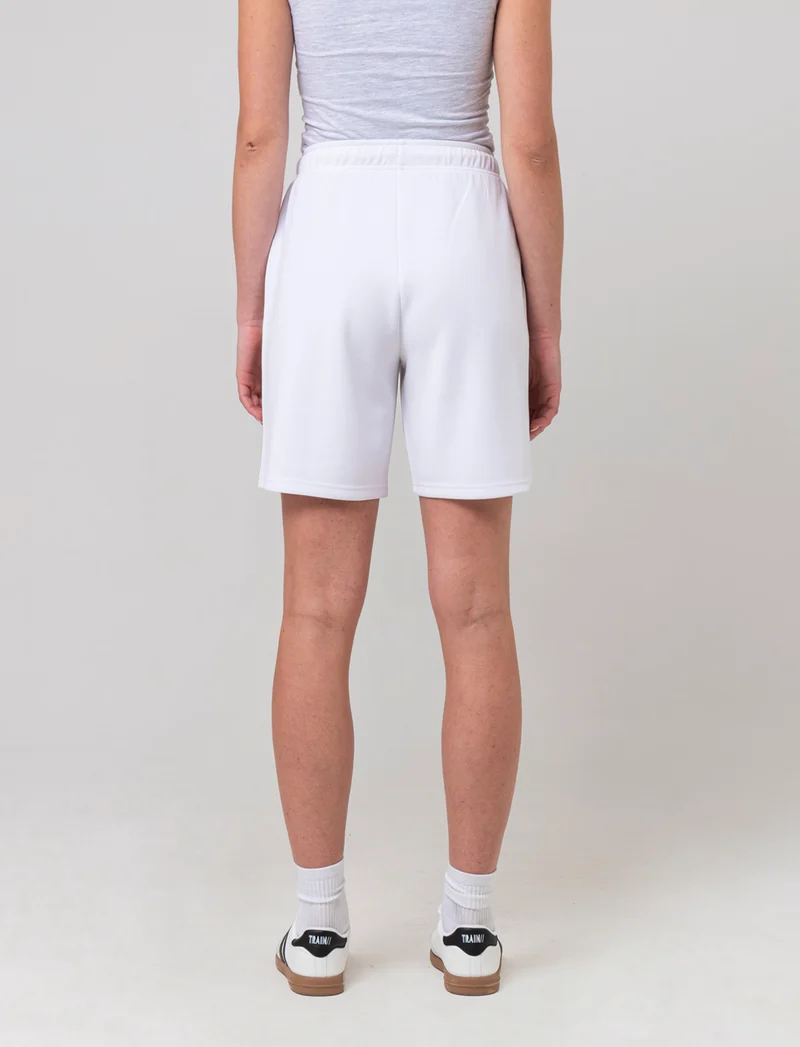 Bermuda con coulisse da donna - Bianco