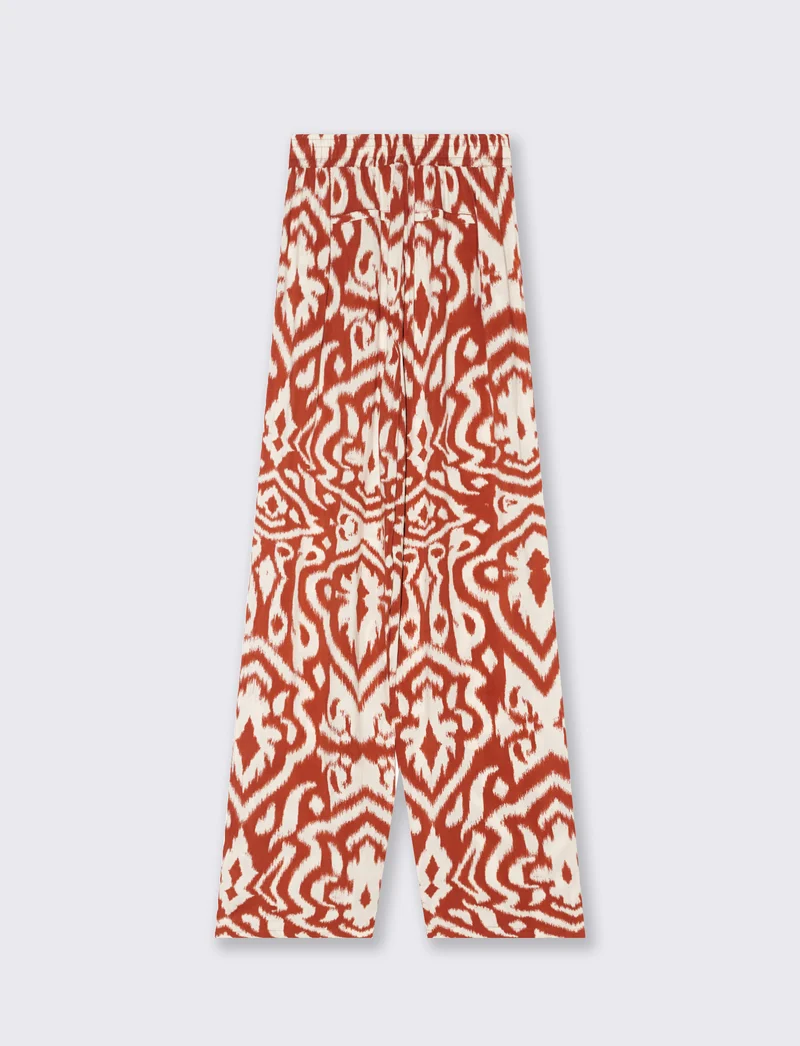 Pantalone con fusciacca in vita da donna - var 2