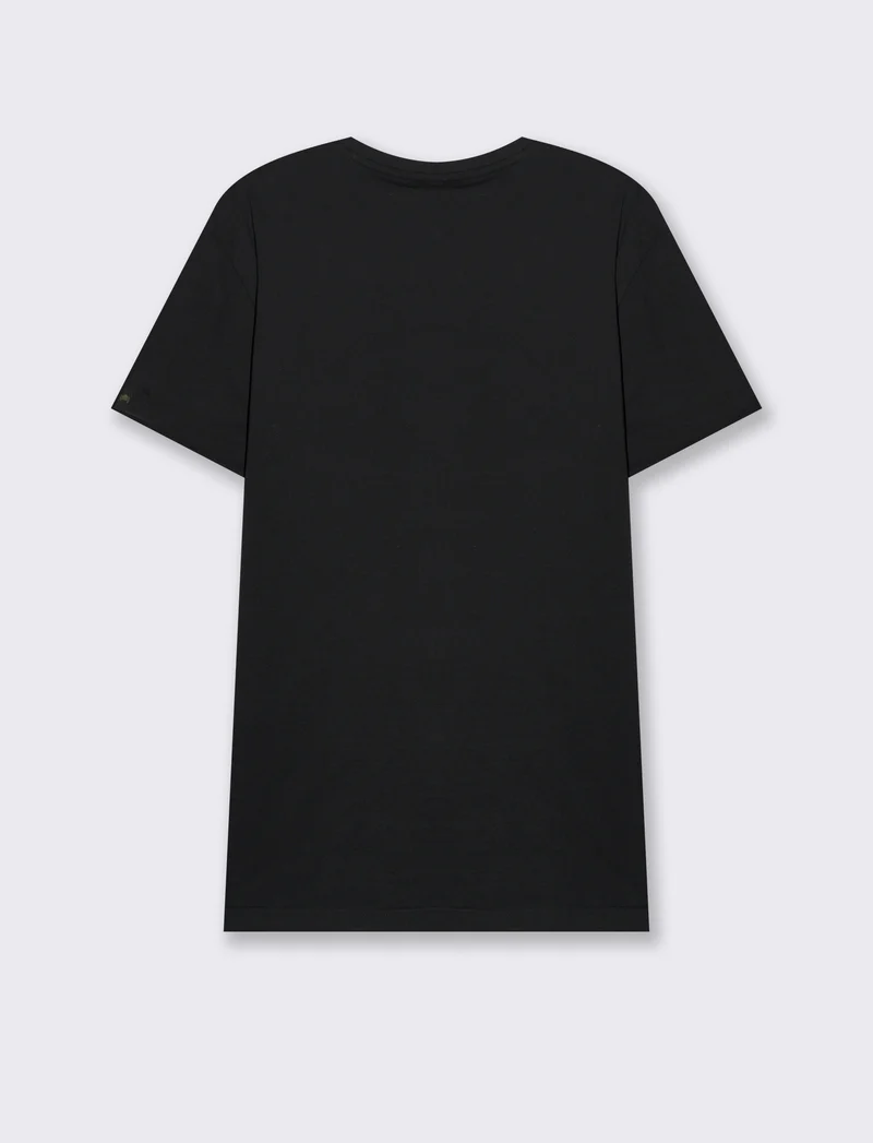 T-shirt stampa jujutsu kaisen da uomo - Nero